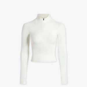 Varley Helena Mid Layer White Long Sleeve